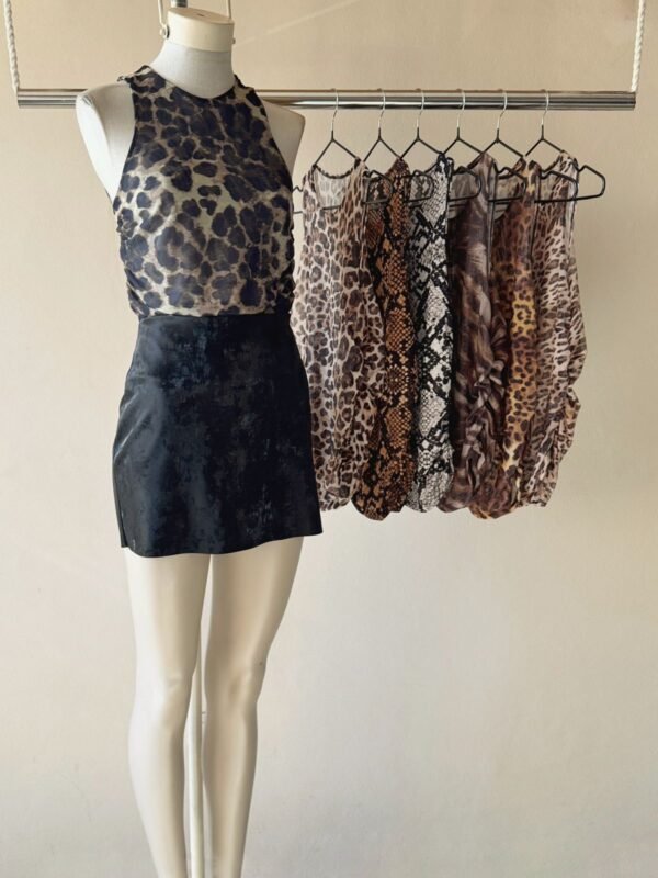 MUSC FRUNCE LATERAL TUL ESTAMPADO