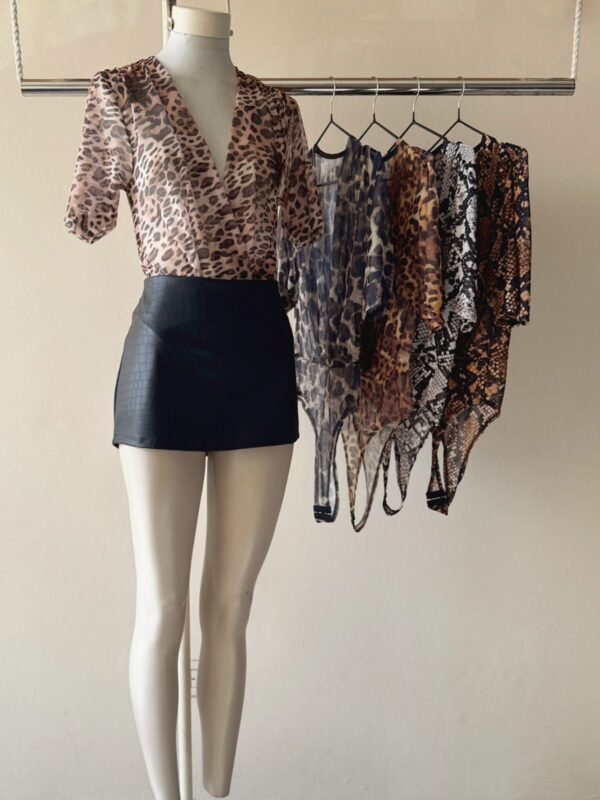 BODY MC CRUZADO TUL ESTAMPADO