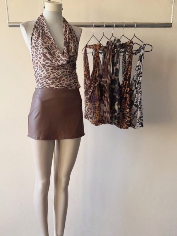 TOP BUCHE TUL ESTAMPADO