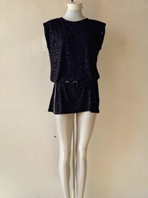 VESTIDO HOMBRERAS SLINKY BRILLO