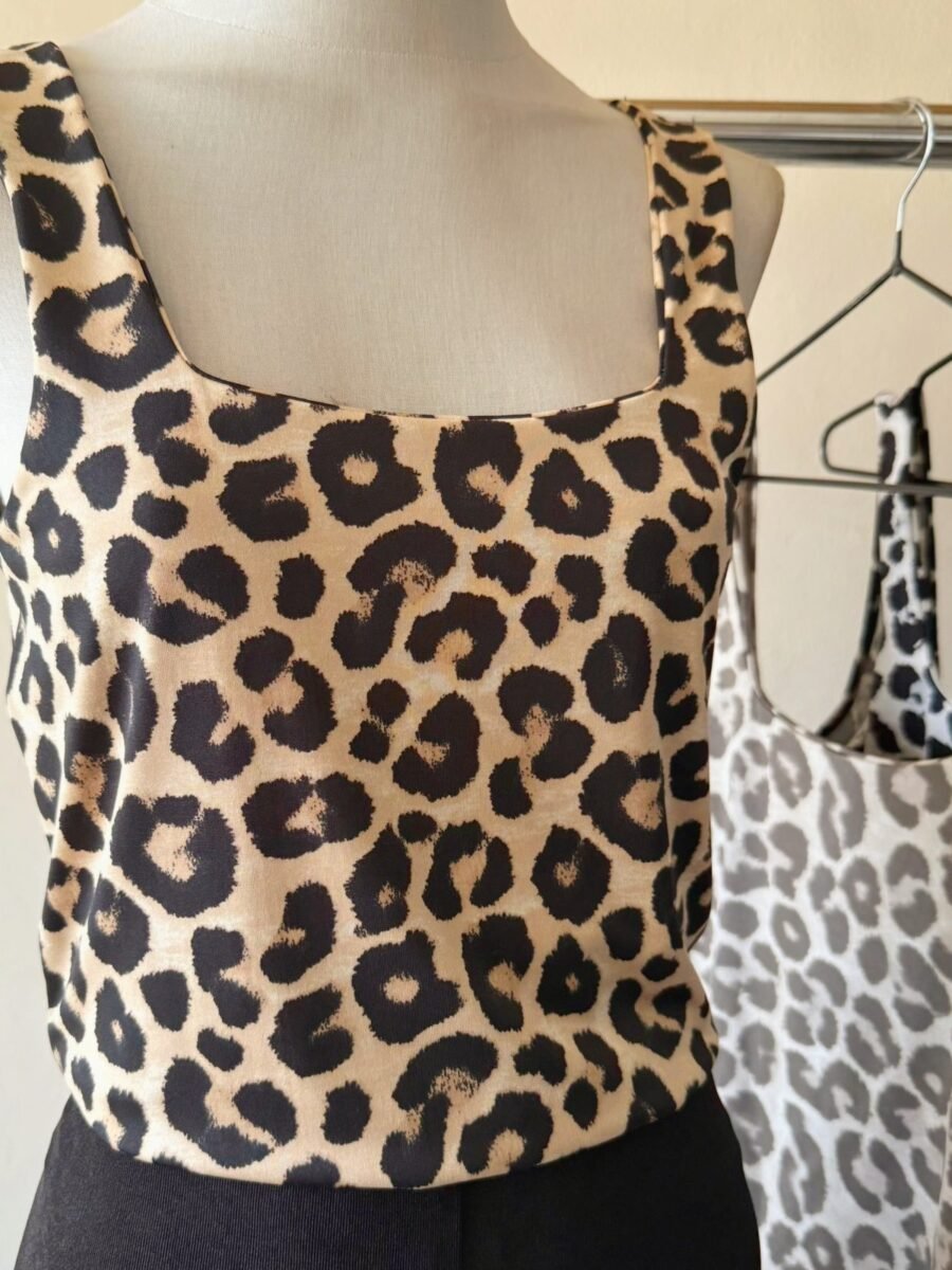 MUSC CUELLO CUADRADO MICROFIBRA PRINT - Imagen 2