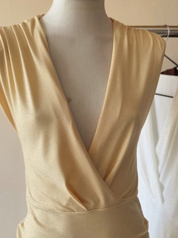 Alternative view of VESTIDO CRUZADO HOMBRERAS GLITTER