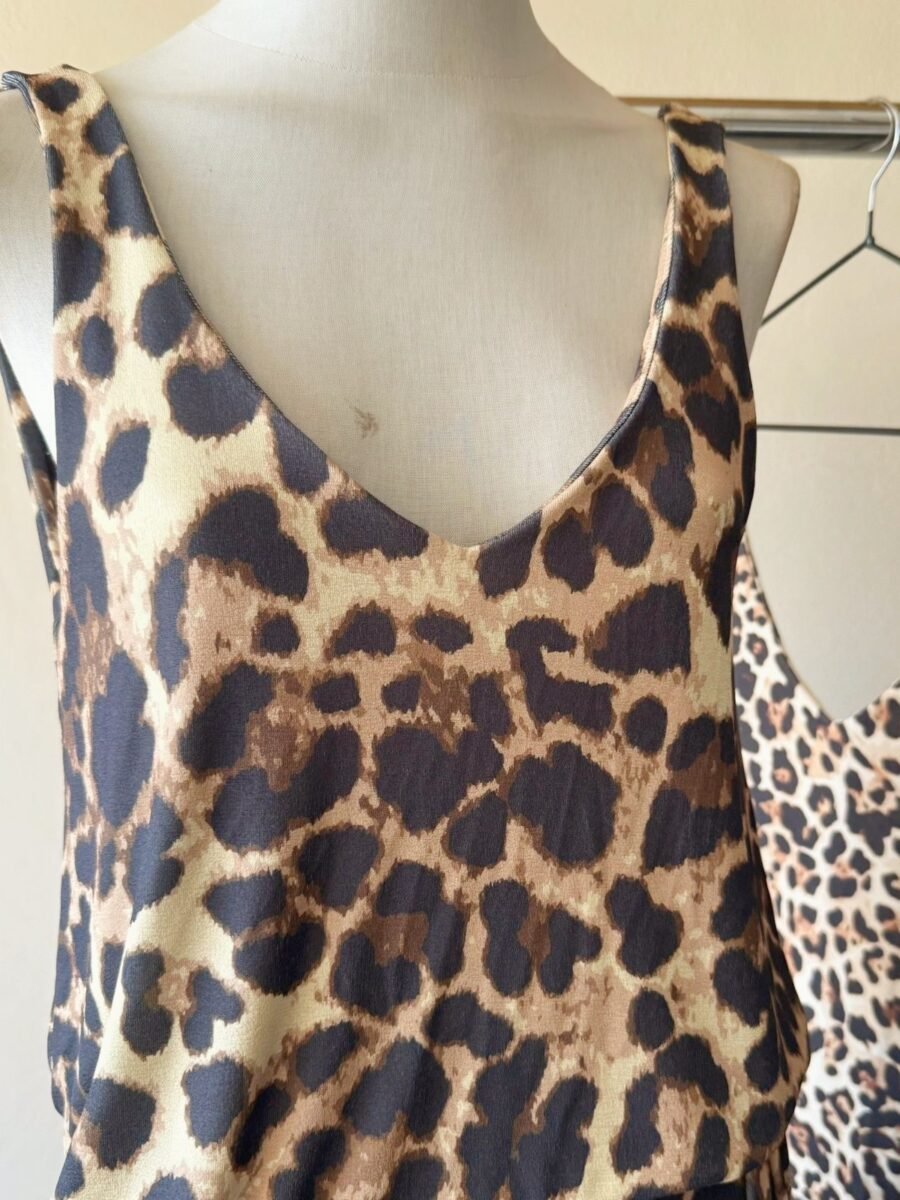 VESTIDO EVASE SLINKY ESTAMPADO - Imagen 2