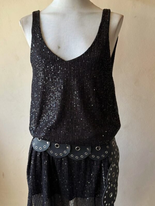 Alternative view of VESTIDO EVASE LENTEJUELAS