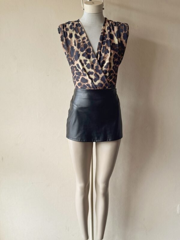 BODY HOMBRERAS CRUZADO ANIMAL PRINT