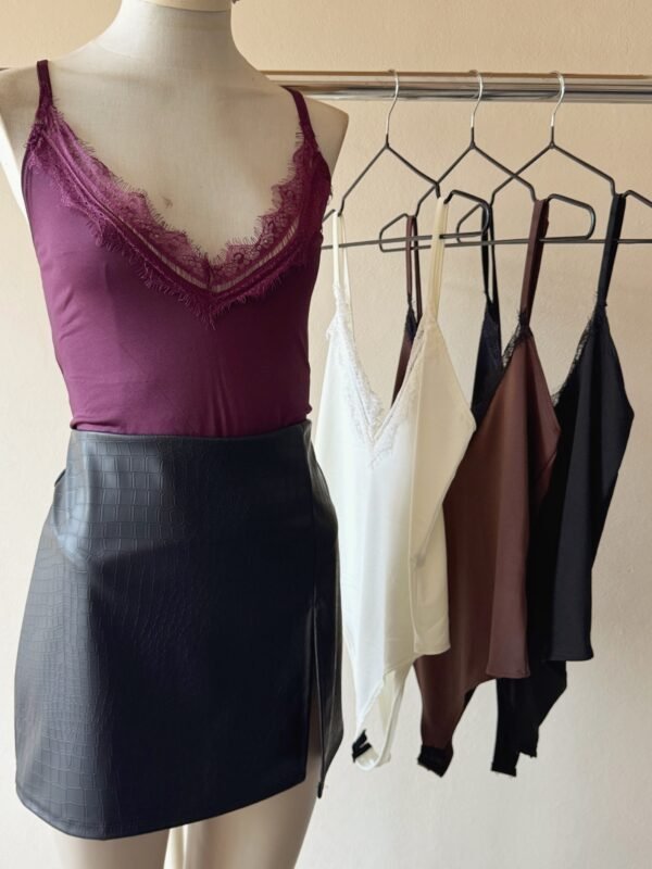 Alternative view of BODY TIRITA PUNTILLA MICROFIBRA