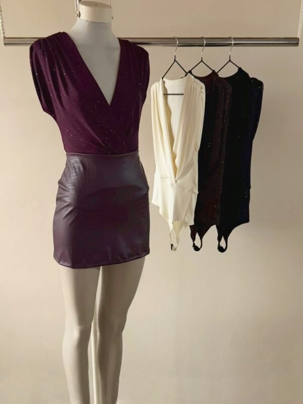 BODY CRUZADO CON BRILLO