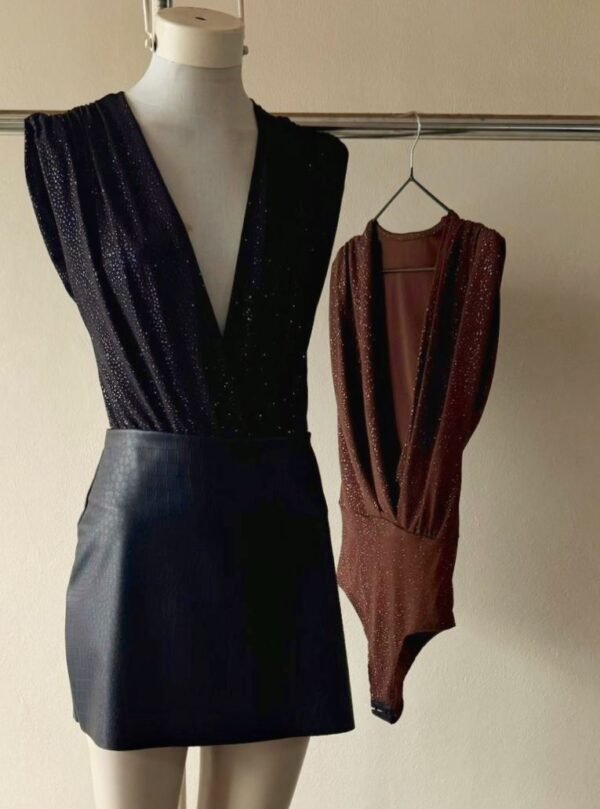 Alternative view of BODY CRUZADO GLITTER STEFY