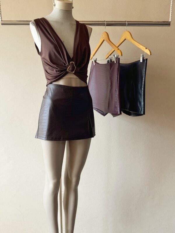 POLLERA PANTALON CROCO T2