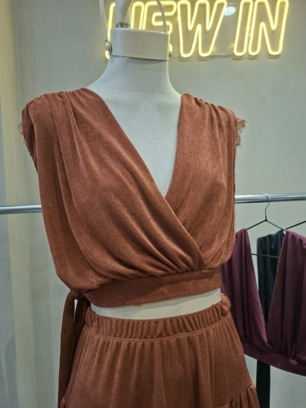 Alternative view of TOP PARA ATAR CINTURA SLINKY PUNTILLA