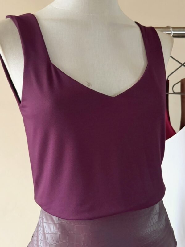 Alternative view of MUSCULOSA CORAZON MODAL GAMUZADO