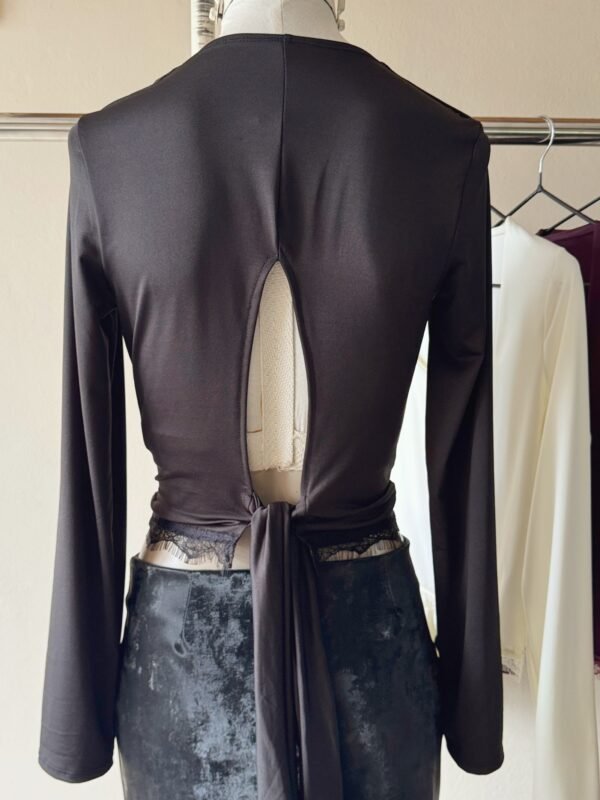 Alternative view of REM ML PARA ATAR ESP MICROFIBRA CON PUNTILLA