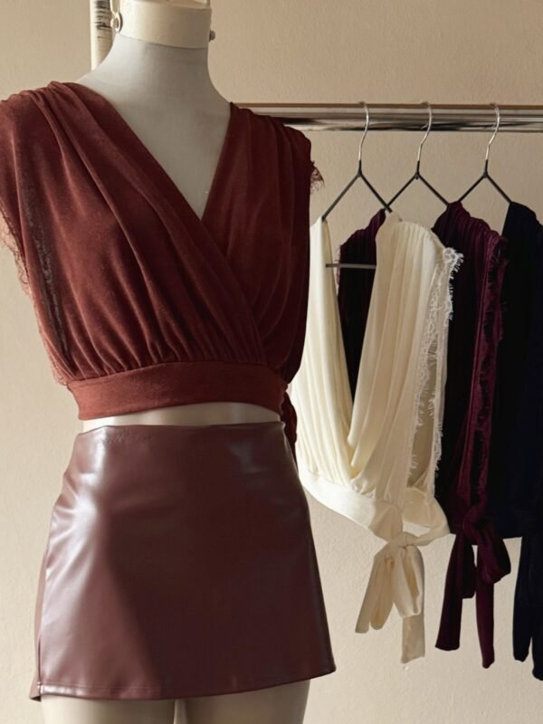 Alternative view of TOP PARA ATAR CINTURA PUNTILLA SLINKY