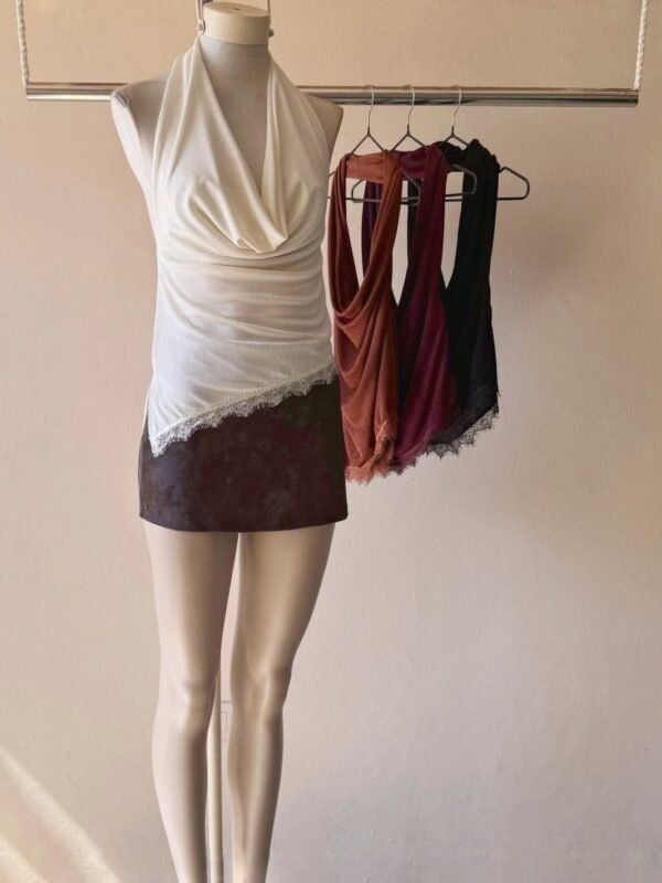 TOP BUCHE SLINKY CON PUNTILLA