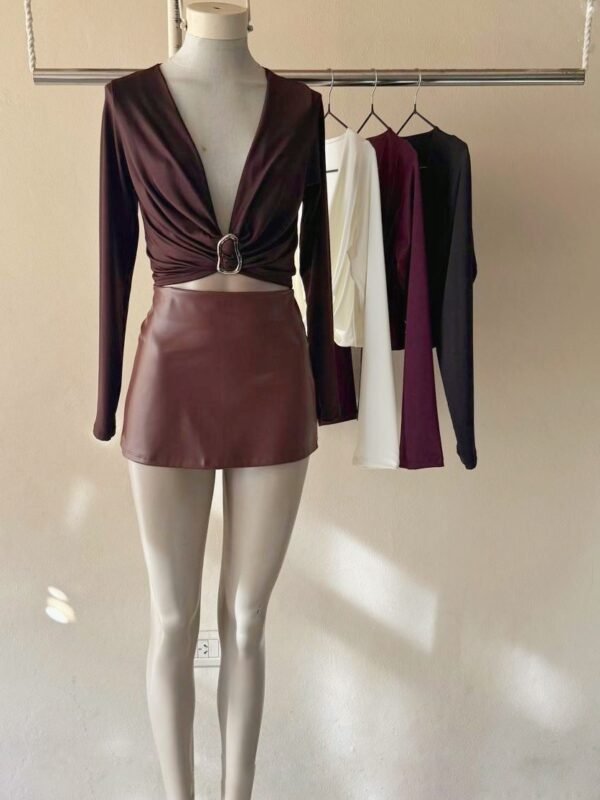 TOP ML FRUNCE DELANTERO HEBILLA