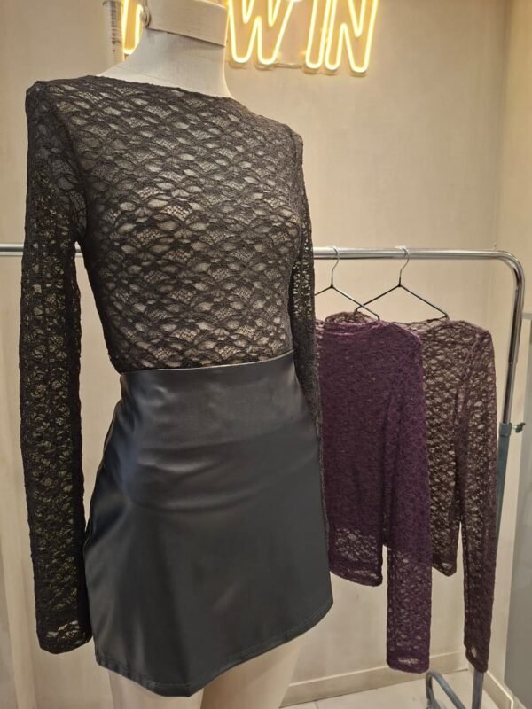 Alternative view of REM ML CUELLO BOTE ENCAJE