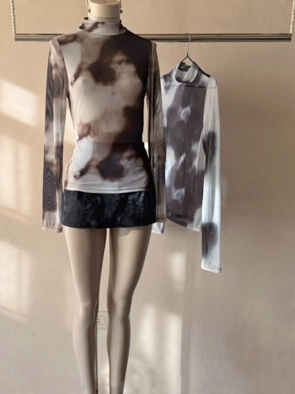 POLERA ML TUL ESTAMPADO