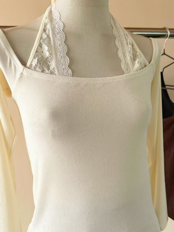 Alternative view of TOP ML MARILYN SLINKY ENCAJE