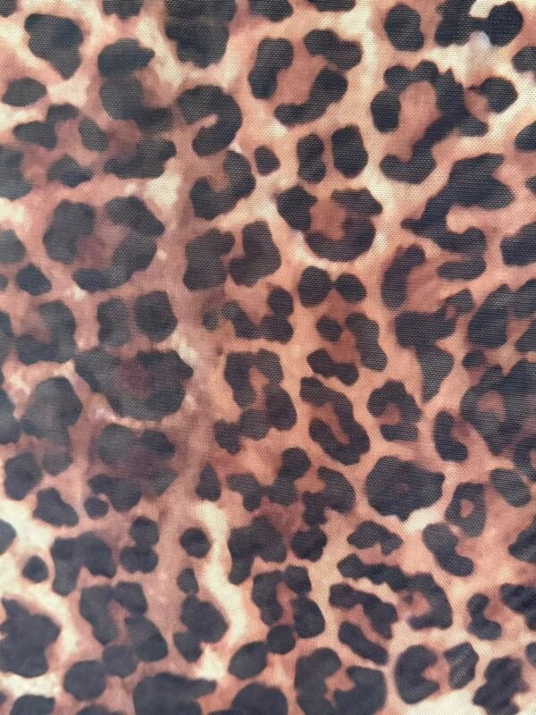 REM ML TUL PRINT - ANIMAL PRINT CHOCOLATE