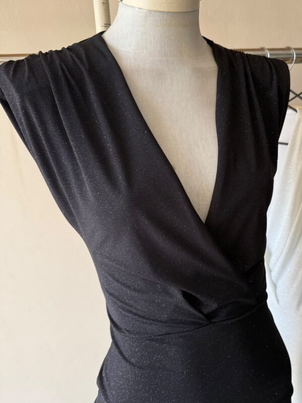 Alternative view of VESTIDO CRUZADO HOMBRERAS GLITTER