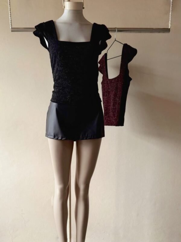 TOP CUELLO CUADRADO LOUBOTIN