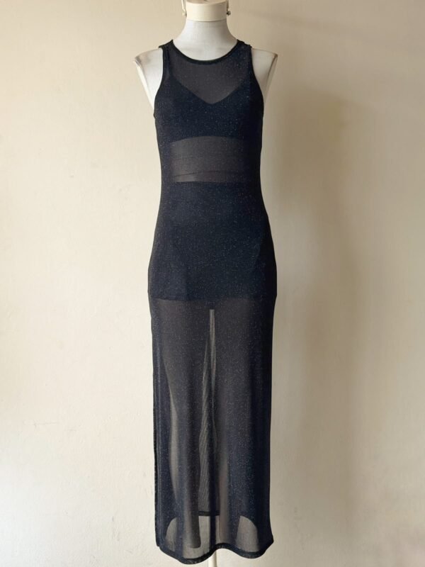 VEST CON TAJO TUL LUREX